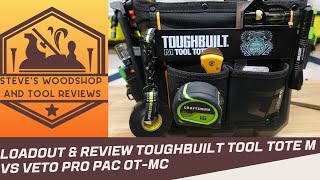 Load out \u0026 review Toughbuilt Tool Tote M vs Veto pro pac OT-MC