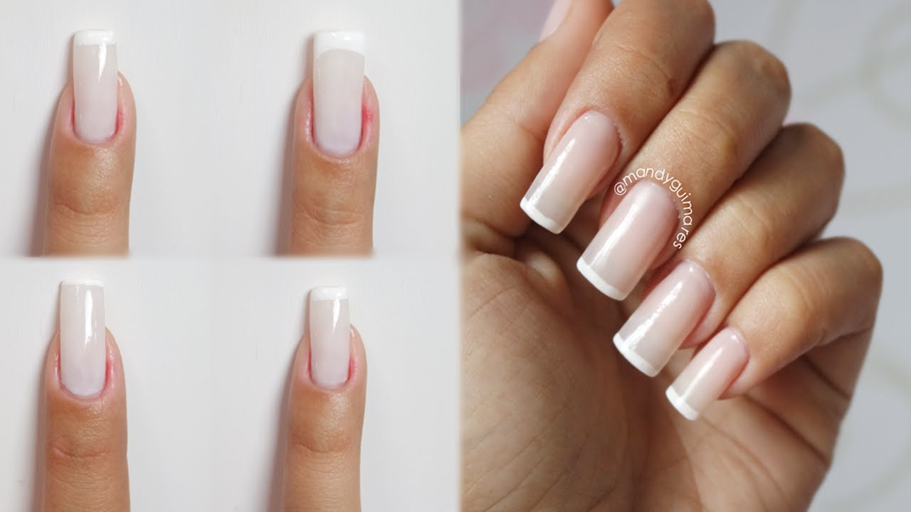 4 MANEIRAS DE FAZER FRANCESINHA NAS UNHAS | Nail Art #mandyvaicasar ...