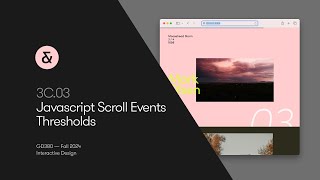 3C.03 — JavaScript Scroll Events — Thresholds