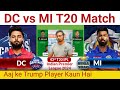 DC vs MI Prediction|DC vs MI  Team|Delhi vs Mumbai  IPL 43TH T20 Match