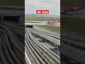 kuala lumpur international airport air asia. taxiway aviation malaysia