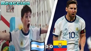 ARGENTINA VS ECUADOR|REACCIÓN DE UN HINCHA DE ARGENTINO|SEMIFINALES DE COPA AMERICA