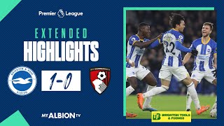 Extended PL Highlights: Albion 1 Bournemouth 0
