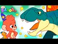 Dimetrodon dino fight! Club Baboo | 1 HOUR VIDEO | Dinosaurs for kids | Learn Dino Names for Kids