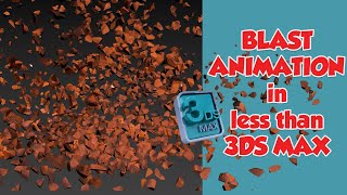 BOMB BLAST ANIMATION IN 3DS MAX | PBOMB | MASSFX BEGINNERS TUTORIAL @zna_studio