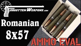 Ammo Evaluation: Romanian 8mm Mauser