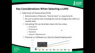 ATL WEBCAST: A Practical Guide to Selecting the Right LIMS