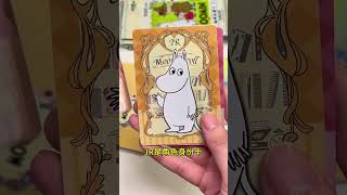 Immersive unboxing Moomin collectible cards Letters from the valley My toy sharing Adults also p