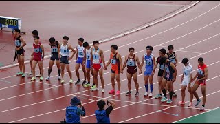 20230617 南九州地区大会 男子八種1500m・表彰式（八種総合得点5387点：三森大朗・宮崎工2）