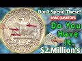 DO YOU HAVE THESE TOP 6 ULTRA RARE WASHINGTON QUARTER DOLLARS WORTH MONEY