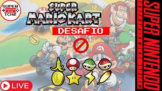 ***DESAFIO SEM POWER UP'S*** Super Mario Kart