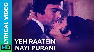 Lyrical: Yeh Raatein Nayi Purani | Lata Mangeshkar | Rajesh Roshan | Anand Bakshi | Julie Movie