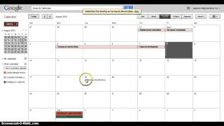CMS Google Calendar