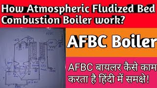 Atmospheric Fluidized Bed Combustion || AFBC Boiler || full explanation in Hindi.