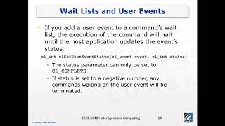 OpenCL Events