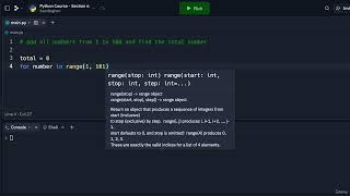 7. Range Practice || 6. Beginner Python Programming Loops and Range || Python Professional Course