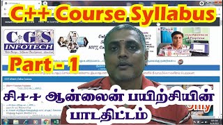 C++ Course syllabus | Complete C++ Course in Tamil | Part 1