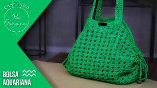 Bolsa Aquariana - Bolsa do Cantinho Fácil e Prática