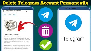 วิธีลบบัญชี Telegram ถาวร (อัปเดตใหม่) | ลบบัญชี Telegram