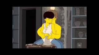 Simpsons - Bart get's a kiss (HD)