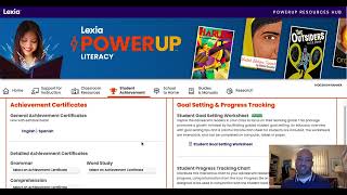 How to Print Student Achievement Certificates in Lexia PowerUp | Motivate Your Students!