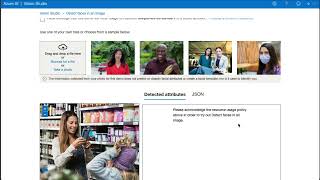 AI-900 Azure AI Fundamentals Demo 2: Detect faces in Vision Studio 250220
