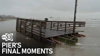 Residents catch 61st Street pier's final moments