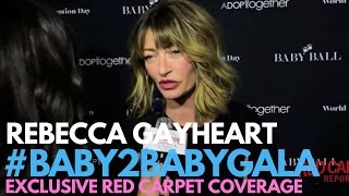 Rebecca Gayheart interviewed at 5th Annual BABY2BABY Gala #Charity #Fundraiser