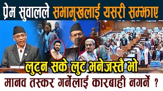 प्रेम सुवालले सभामुखलाई यसरी सम्झाए। लुट्न सके लुट भनेजस्तै भो Prem Suwal Samsad | Samsad News Today