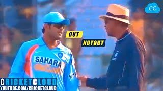 Dhoni Fired Up on Umpire's wrong decision | INDvPAK 2007 !!