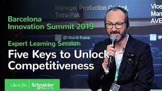 Innovation Summit Barcelona 2019: Five Keys to Unlock Competitiveness | Schneider Electric
