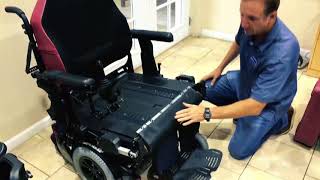 Modified Power Legs on AmySystems AllTrack HD3 Heavy Duty Rehab Power Chair