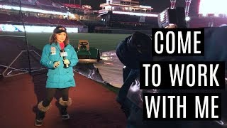 Behind the Scenes as a TV News Reporter | COME TO WORK WITH ME