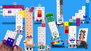 DIY Numberblocks Toys 11 to 20 - Poseable Magnetic Figures ||  Keiths Toy Box
