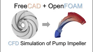 FreeCAD + OpenFOAM | Design and Simulation of Centrifugal Pump Impeller