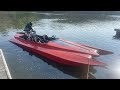 Testing Long vs Short droop snoot on my LS powered jet boat