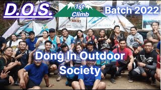 D.O.S. Dong-In Outdoor Society Batch 2022 1st Climb - Mt. Tarak Alasasin, Mariveles, Bataan