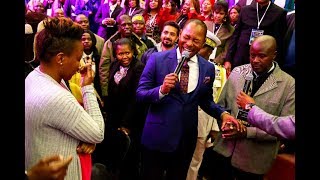 Pastor Alph LUKAU gives a man a wife right in Church !! NOT SEEN BEFORE IN AMI !!