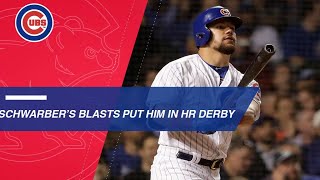 Kyle Schwarber mashes 17 homers on way to HR Derby