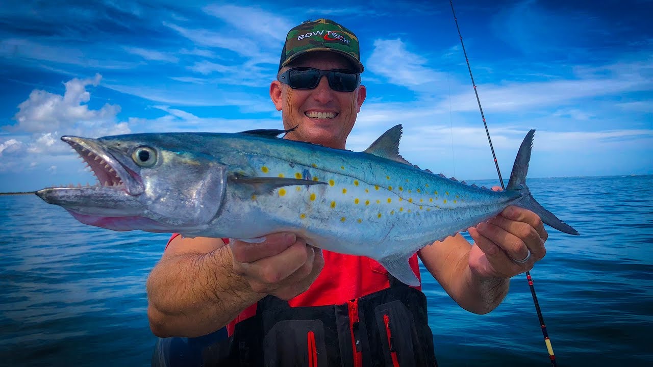 Jumbo Spanish Mackerel {Catch Clean Cook} How To Catch Mackerel - YouTube