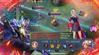 KITA BIKIN MELISSA JADI KAYU SAMPAI MUSUH BERTENGKAR!!MOBILE LEGENDS BANG BANG