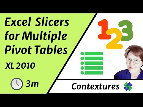 Connect Slicers to Multiple Excel 2010 Pivot Tables Connect Slicers to Multiple Excel 2010 Pivot Tables