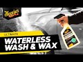 Meguiar’s Ultimate Waterless Wash & Wax. No Water, Non- Scratch Cleaning