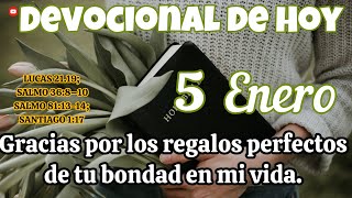 Devocional de hoy 5 Enero |  Devocionales cristianos | Devocionales diarios | Devocional