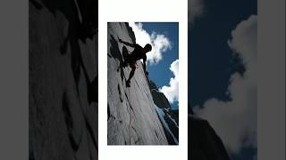 Terrifying moment a climber slips off cliff #mountain #falls #slips #shorts