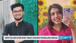 Deputies recover body near Howard Frankland Bridge while searching for missing USF student