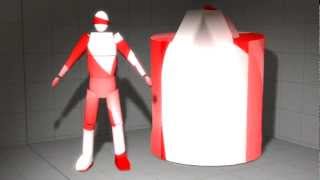 [SFM] Custom character from scratch: Tube Man (rig test with urban_ragdoll reference)