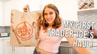 My First Trader Joe's Haul! | holy crap I love this place lol
