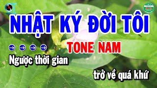 Karaoke Nhật Ký Đời Tôi Tone Nam Nhạc Sống Beat Mới Nhất 2024 | Cẩm Tiên Organ