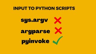 Command Line Input to Python Scripts: From sys.argv to argparse to pyinvoke